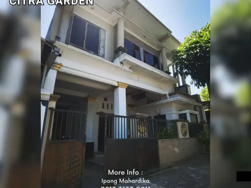 Rumah Sidoarjo Dijual Citra Garden 2,5 Lantai
