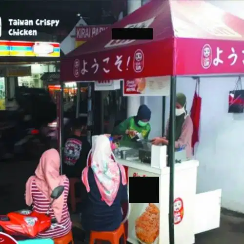 Tenda bongkar pasang 2x2, full besi, berat