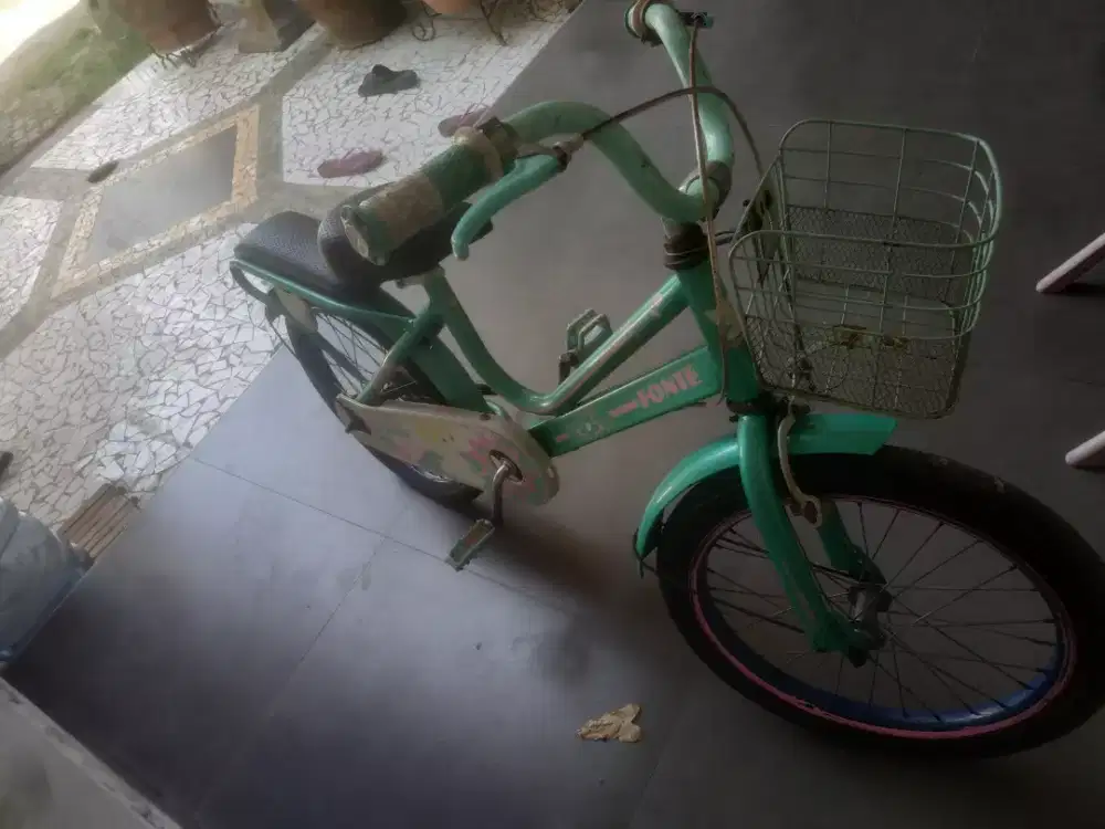 Sepeda anak perempuan ukuran 18