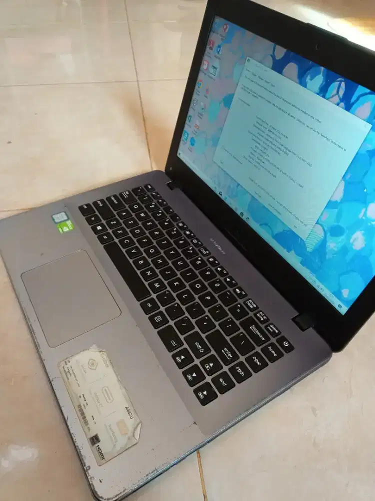Jual Laptop Asus kondisi seadanya