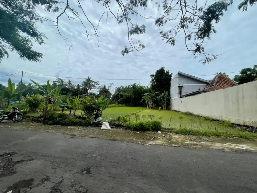 Dijual tanah 50 meter dr jl raya jangkang dekat Puskesmas Ngemplak 2 Sleman