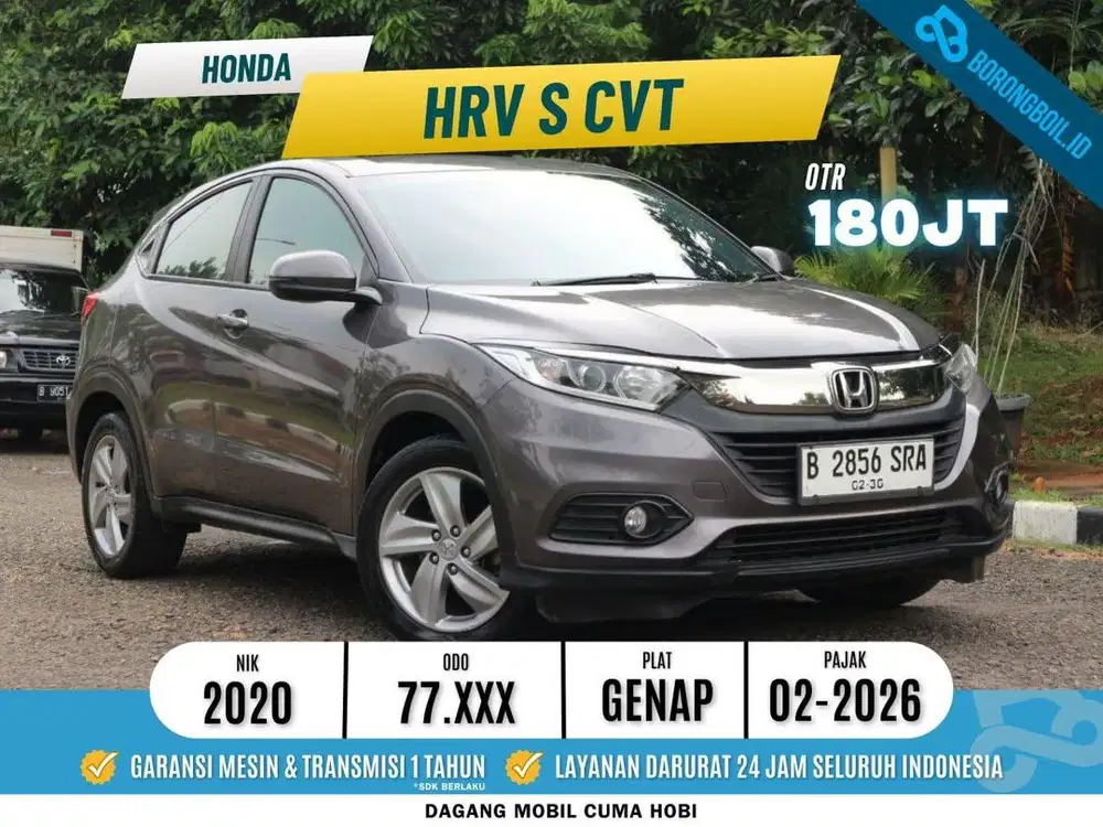 HONDA HRV S CVT 2020 SERVICE RECORD