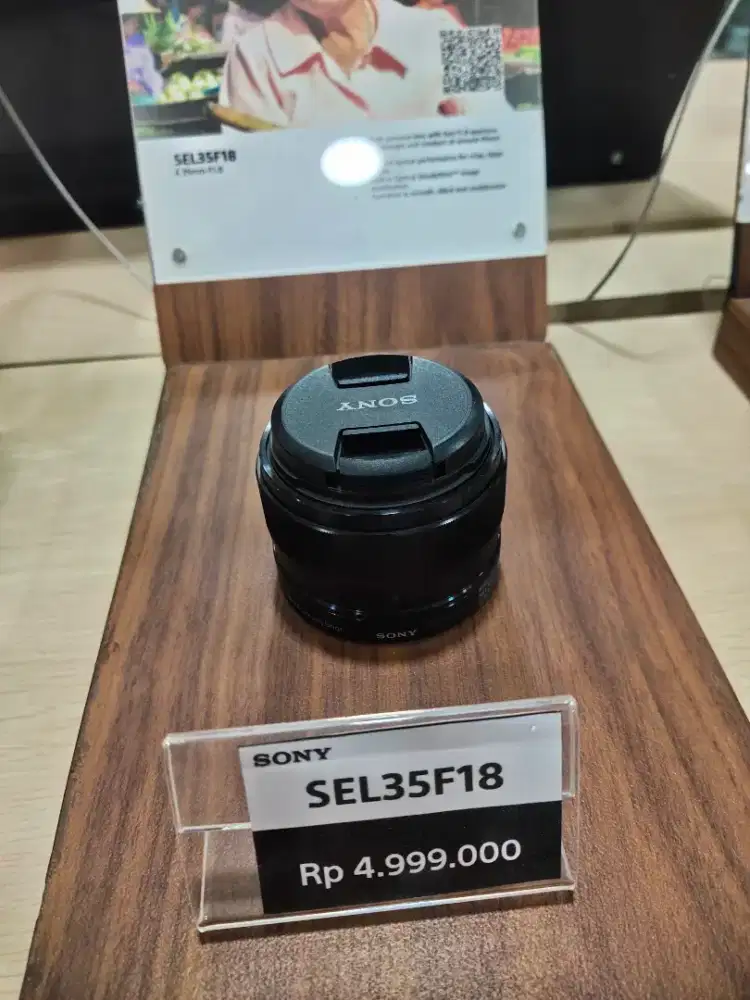 lensa SONY SEL35F18 cicilan hanya pakai KTP tanpa DP bunga 0%