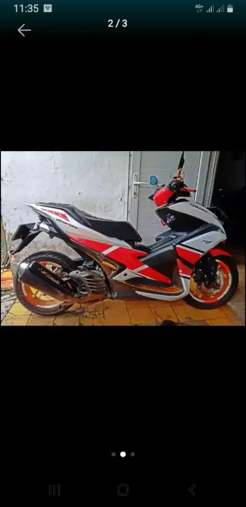 Yamaha aerox modif jual cepat