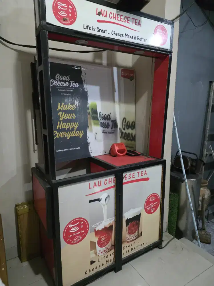 Booth Portable Bahan Galvanis Kokoh