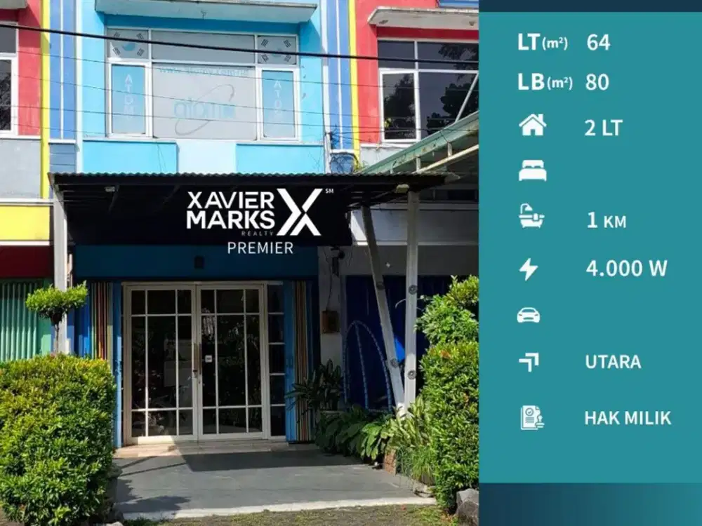 Harga BU Dijual Ruko di Simpang Panji Suroso Malang Cocok Untuk Usaha