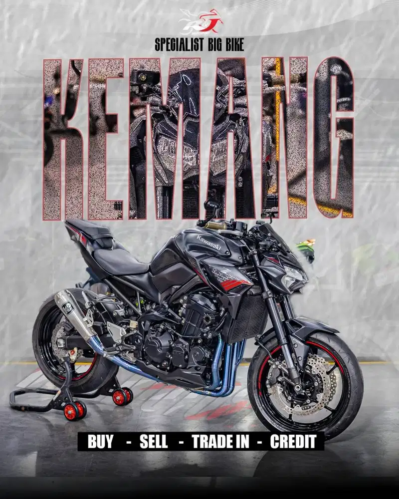 (Full Paper) Kawasaki Z900 Z 900 Nik 2020 knalpot Villain Warna Hitam