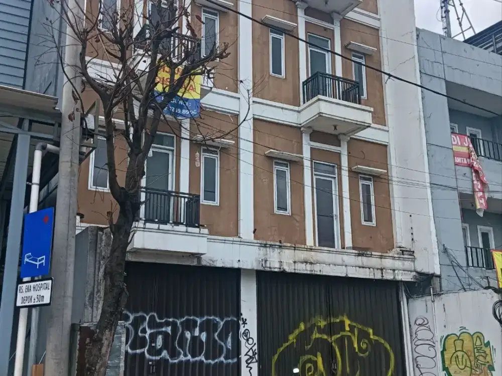 DISEWAKAN RUKO 4,5 LT SIAP HUNI DI JALAN RAYA MARGONDA DEPOK