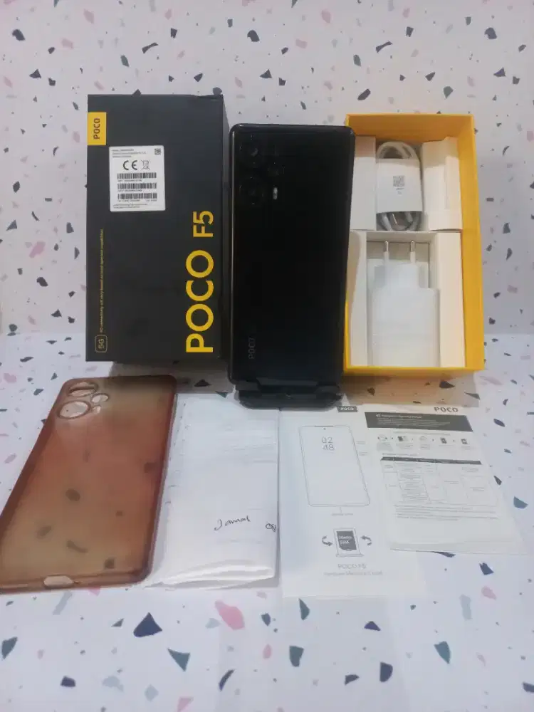 DIJUAL HP POCO F5 5G NFC RESMI SPEK 12/256 FULLSET MASI CAKEP GAS AJA