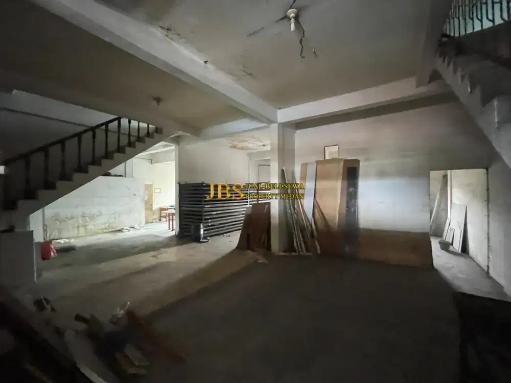 Dijual Ruko Gandeng 3 di Jalan Pertempuran - Brayan (Sebelah siobak seng)