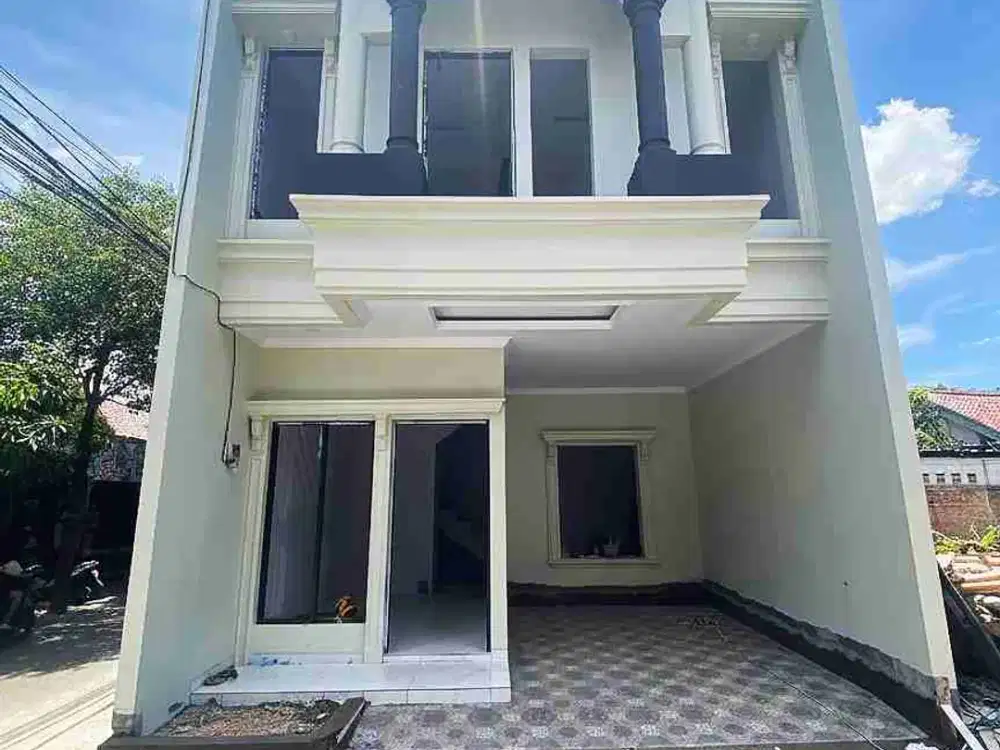 Di Jual Rumah Modern Classic Jagakarsa. Lingkungan Nyaman, Tenang, dan Strategis
