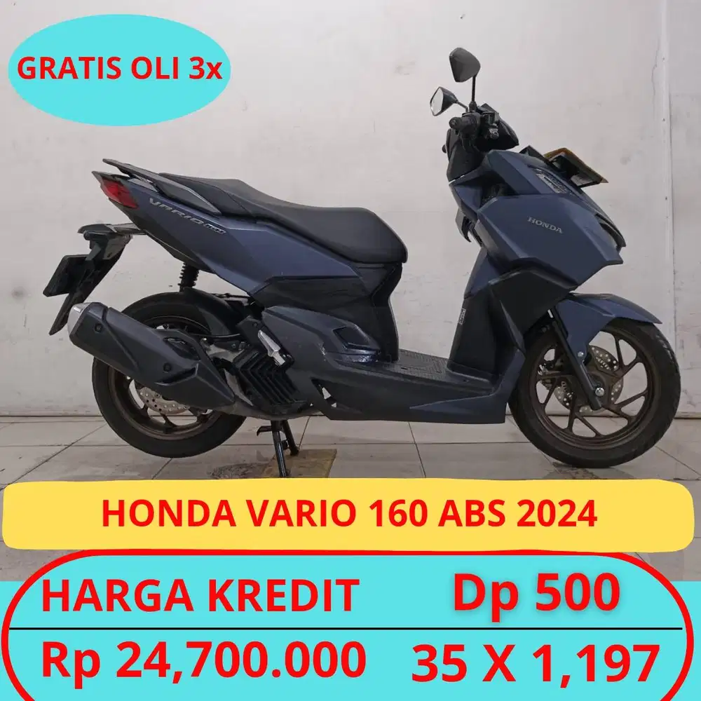 HONDA VARIO 160 ABS 2024 DP HANYA 500 RIBU GUYSSS