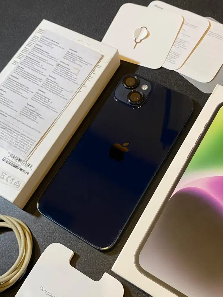 iPhone 14 Plus iBox, No minus, Lengkap Full set ori bawaan