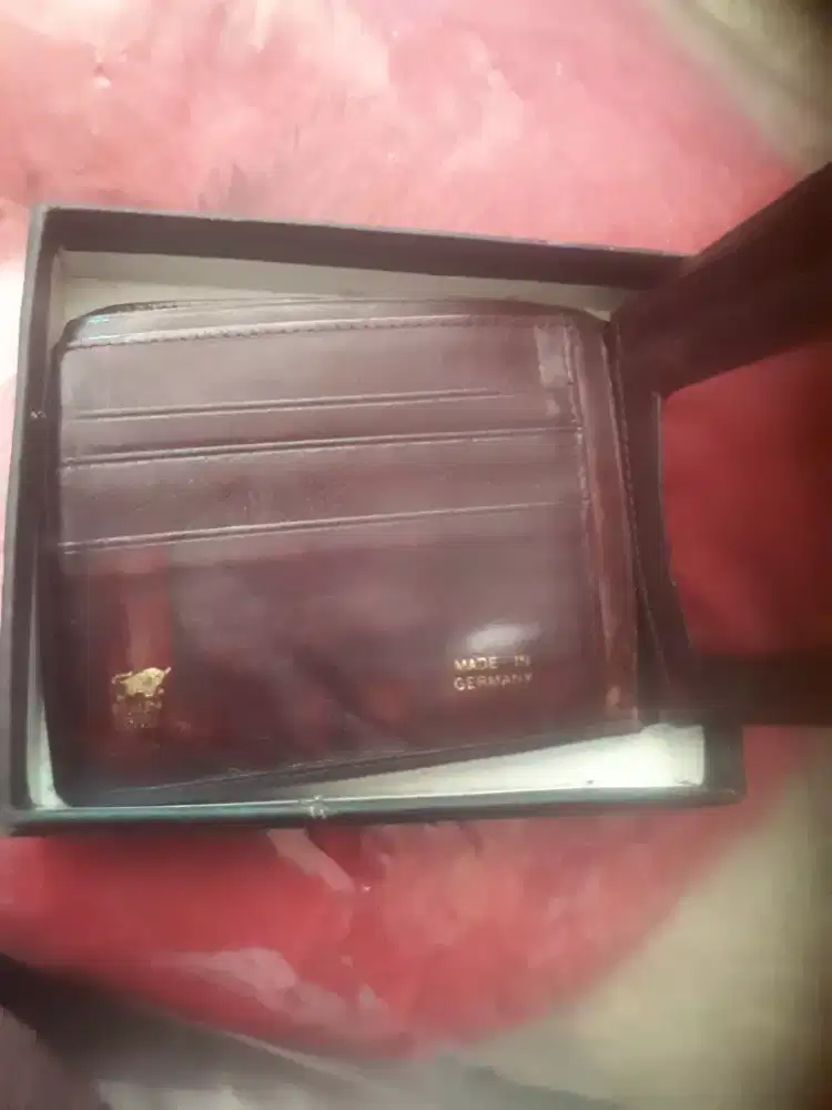 Dompet kulit asli Braun Buffel