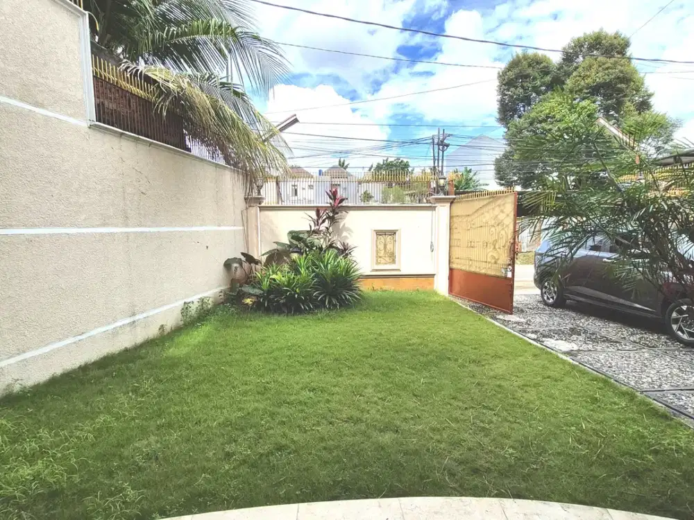 Rc Veteran Bintaro Jaksel Rumah Cantik Dg Halaman Luas Jalan Lebar Dekat Pintu Tol Pondok Indah Kebayoran Lama