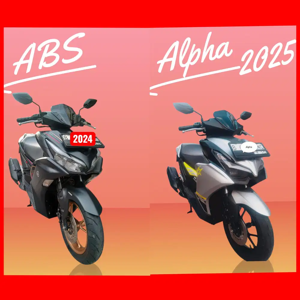 Dp 700 Yamaha Aerox Alpha 2025 ABS 2024 (Bi jelek ktp daerah bs kredit