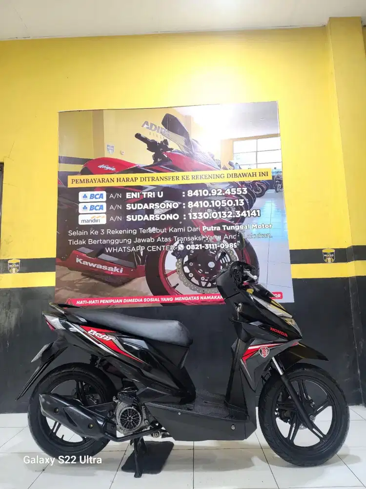 BEAT ECO SPORTY TAHUN 2018(PUTRA TUNGGAL MOTOR)