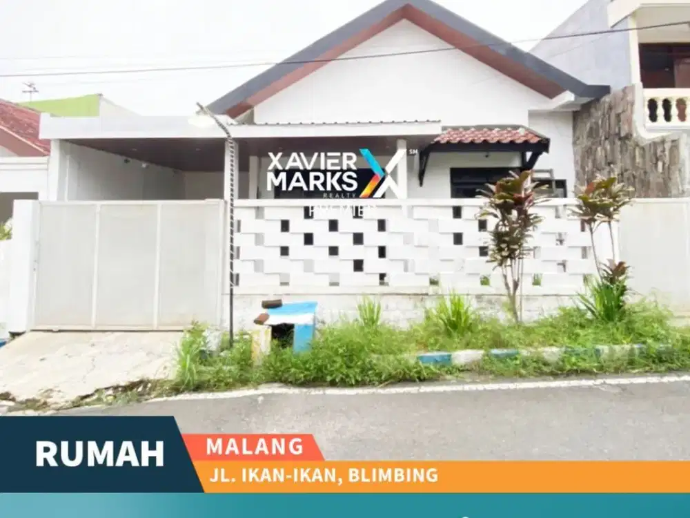 Unit Langka Dijual Rumah Gress Siap Huni di Jl Ikan Ikan Blimbing Malang