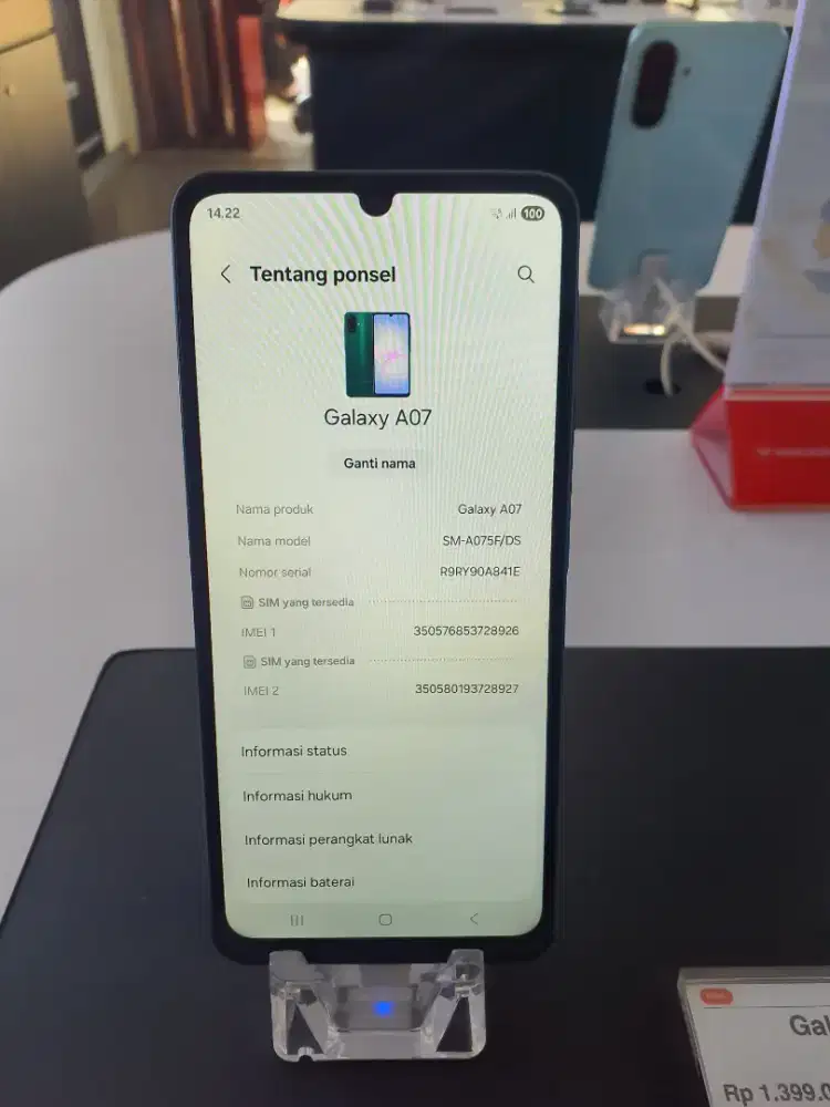 Samsung Galaxy A07 CILAN MUDAH KTP SAJA! Tenor 12 Bulan
