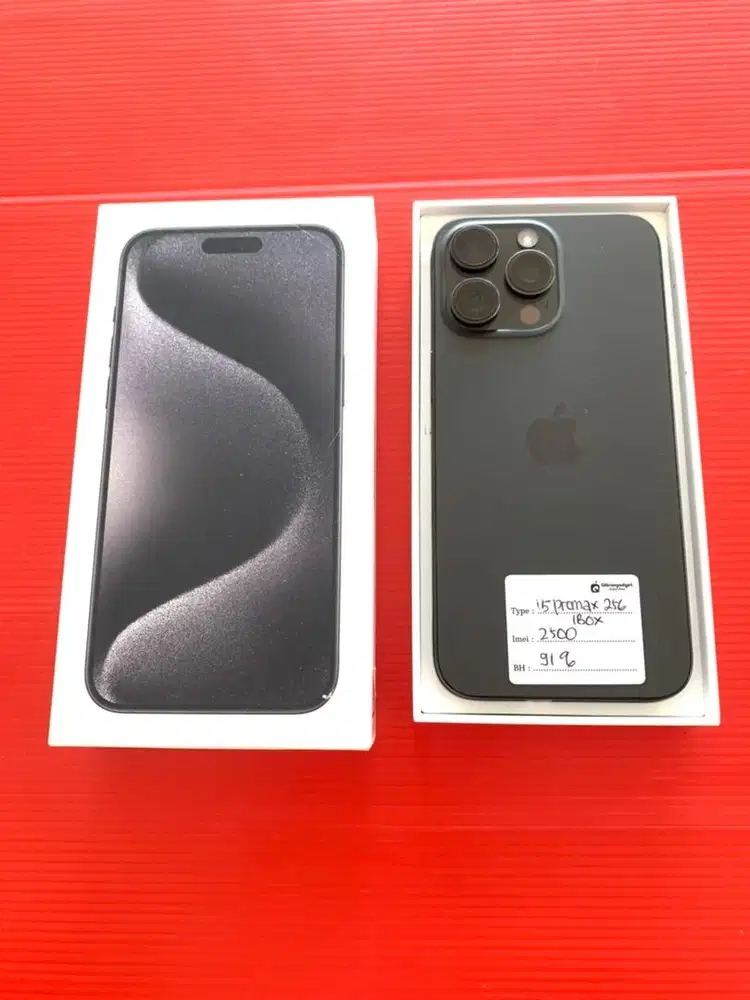 IPHONE 15 PROMAX 256GB EX IBOX GARANSI TOKO