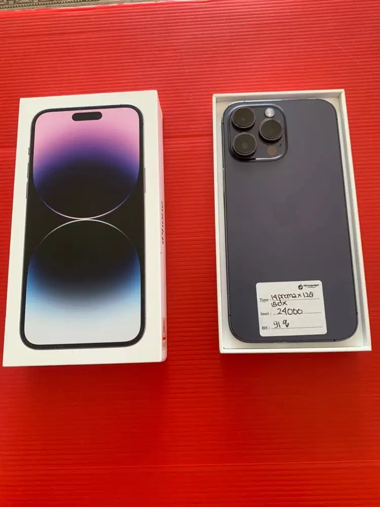 IPHONE 14 PROMAX 128GB EX IBOX GARANSI TOKO