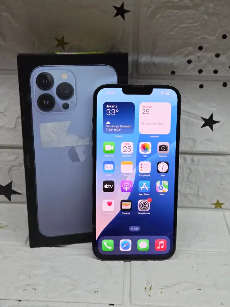 Iphone 13 pro max 128gb blue second