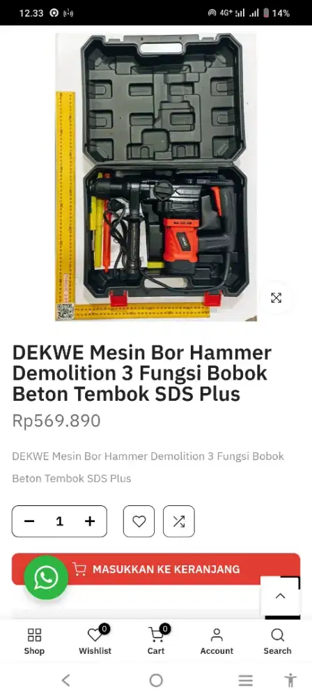 Dekwe Mesin Bobok Beton