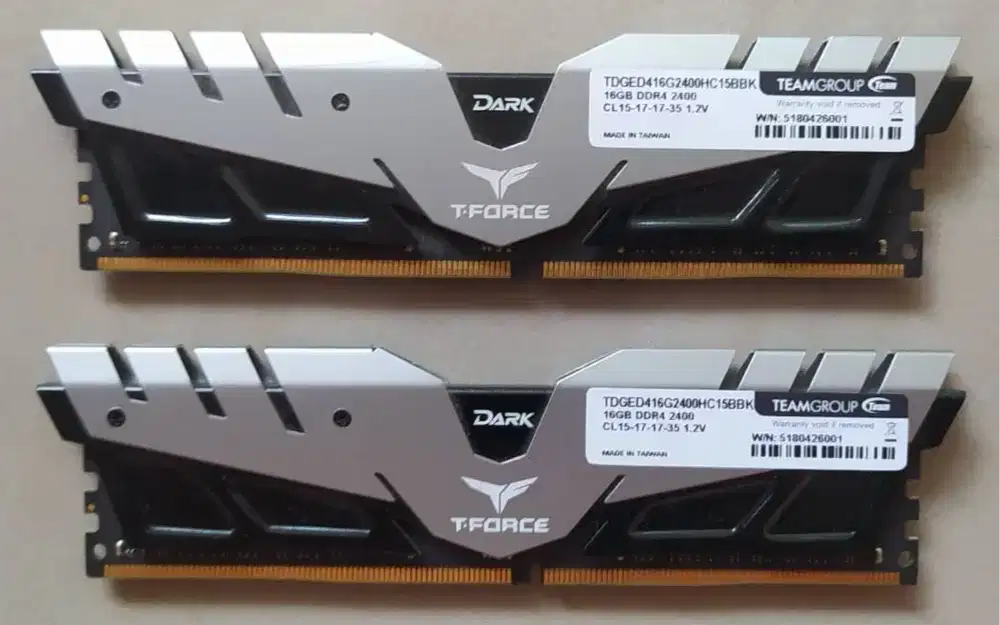 Team T-Force Dark 2400Mhz DDR4 2x16GB (32GB)