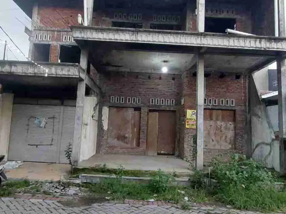 Rumah Setengah Jadi Lokasi Perumahan Pondok Jati Sidoarjo Kota