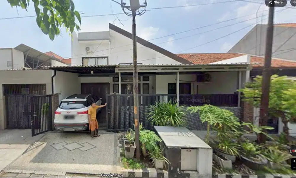 Disewakan Rumah 2 Lantai 9x20m Rungkut Asri Utara Selangkah UPN & Merr