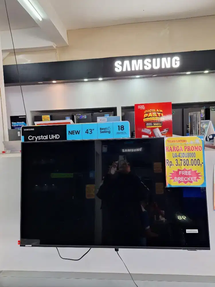 CREDIT TV SAMSUNG 43INC BUNGA 0% FREE BRECKET DP 0%