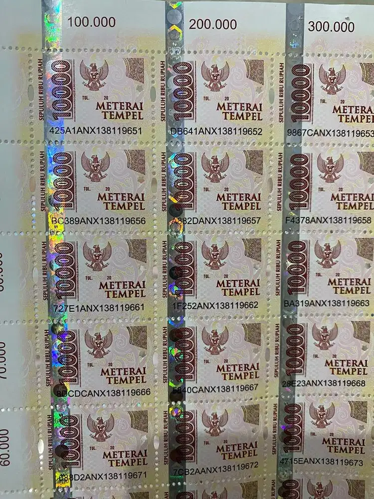 Meterai materai 10000