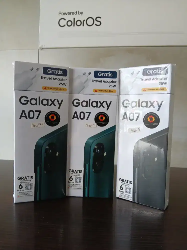 Samsung A07 LTE 6+6/128GB,HellioG99,50MP,Baru fres segel Garansi resmi