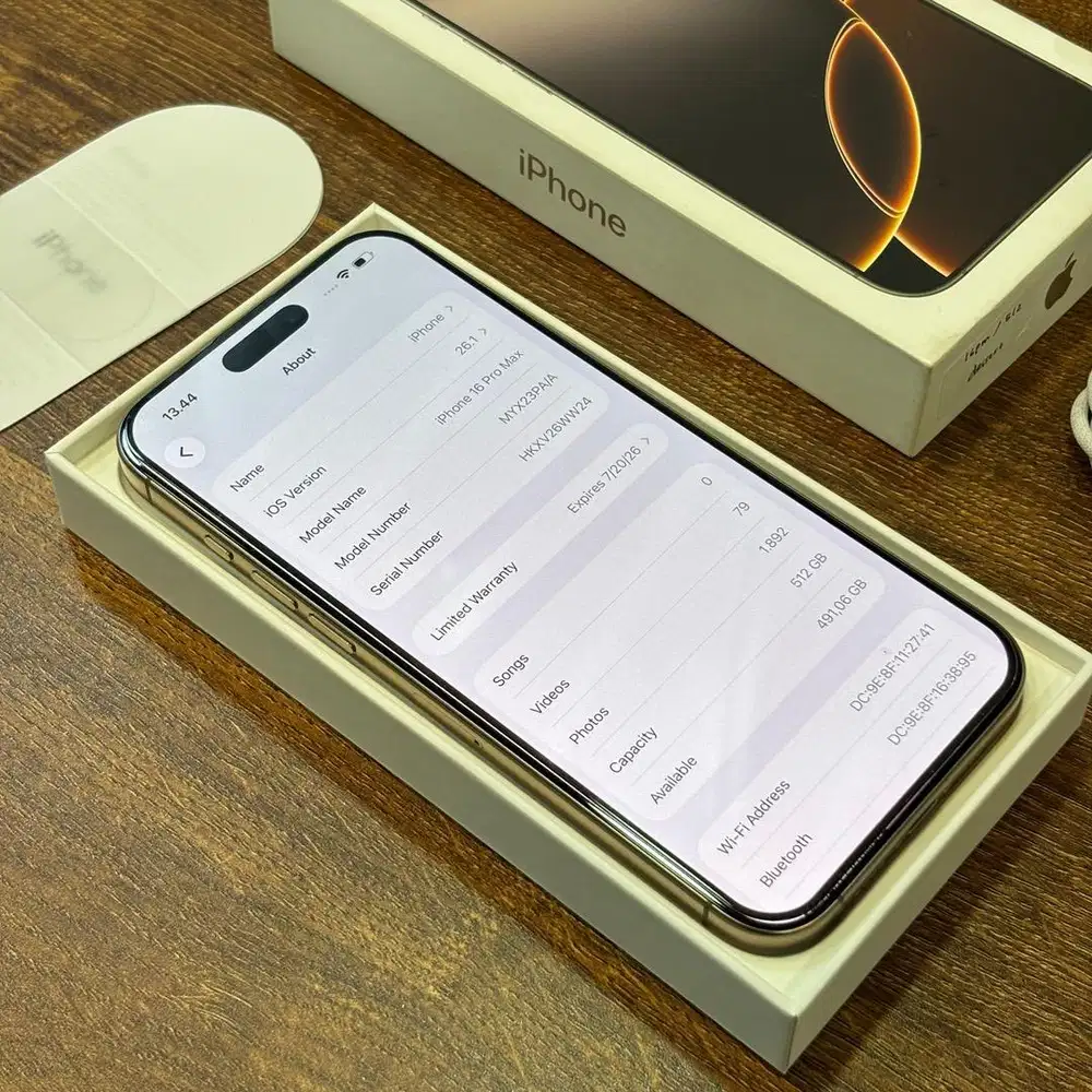 Iphone 16 pro max 512 ibox