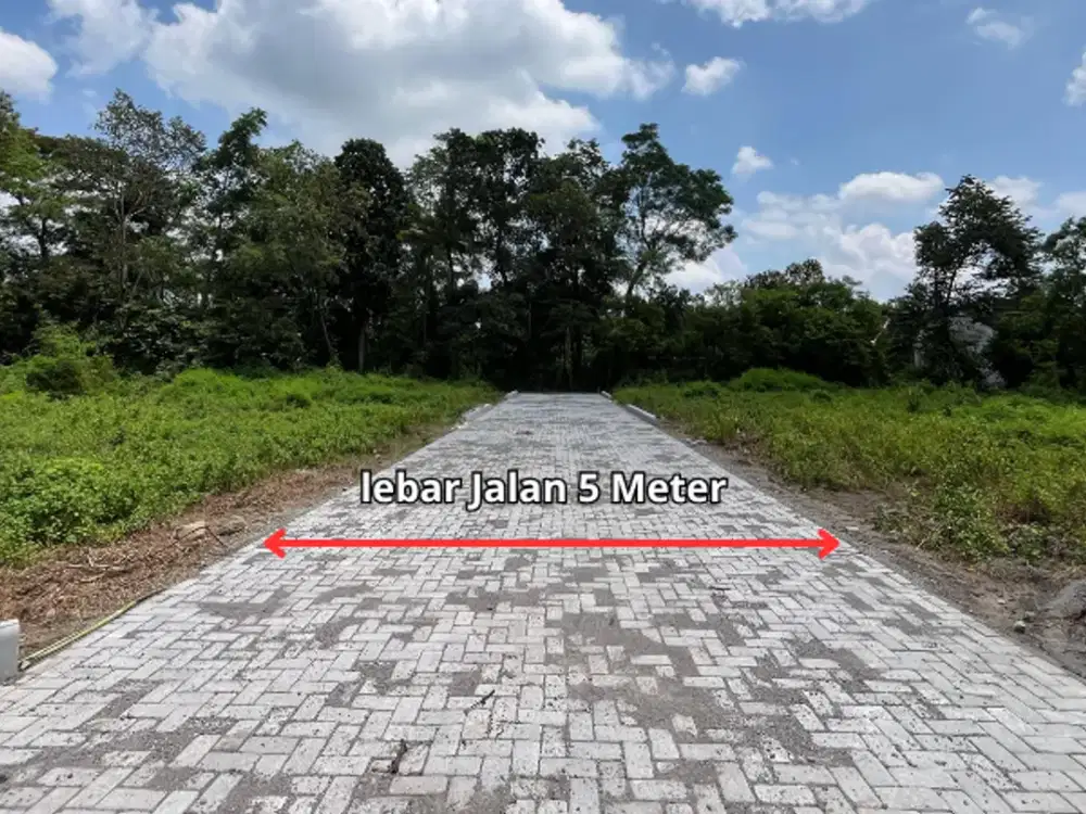 Utara Pasar Kalasan Jogja, Tanah SHM Pekarangan