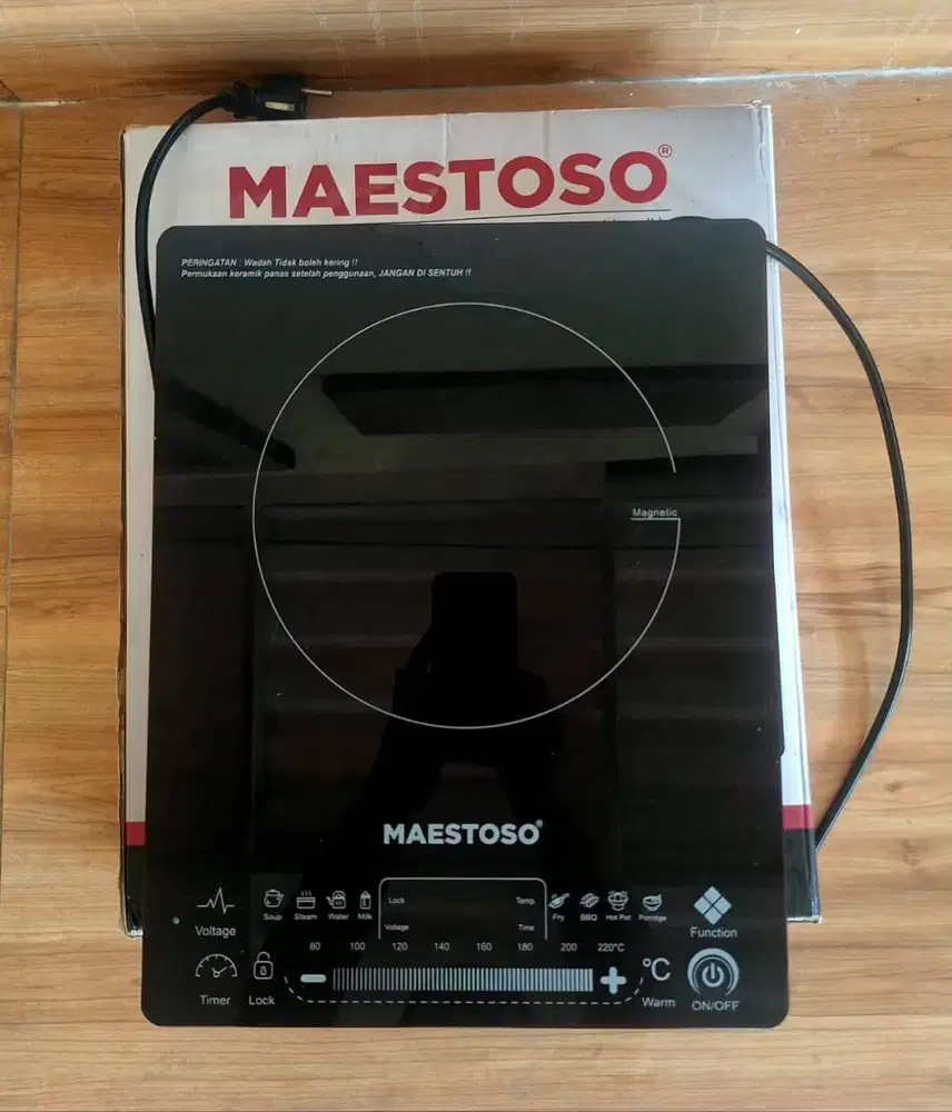 DIJUAL !  MAESTOSO Magnetic Cooker MT-58 – Energi Efisien, Super Slim