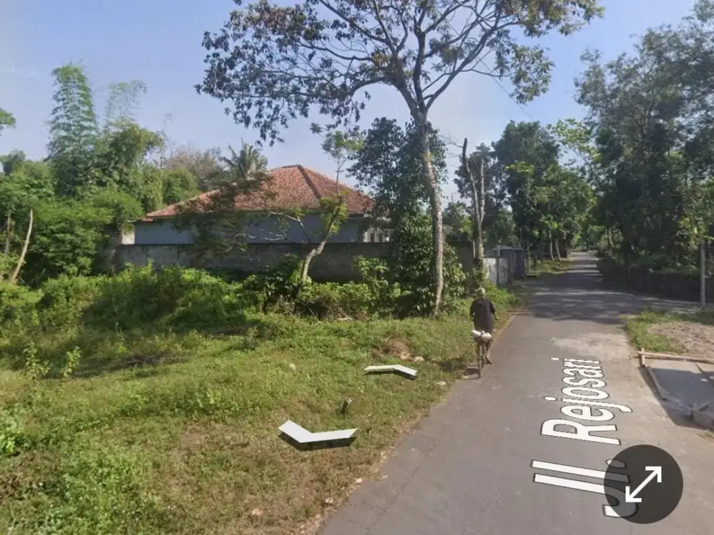 SEBIDANG TANAH KAVELING MURAH MANGKU JALAN ASPAL KAMPUNG TAMBAKAN, JOGONALAN