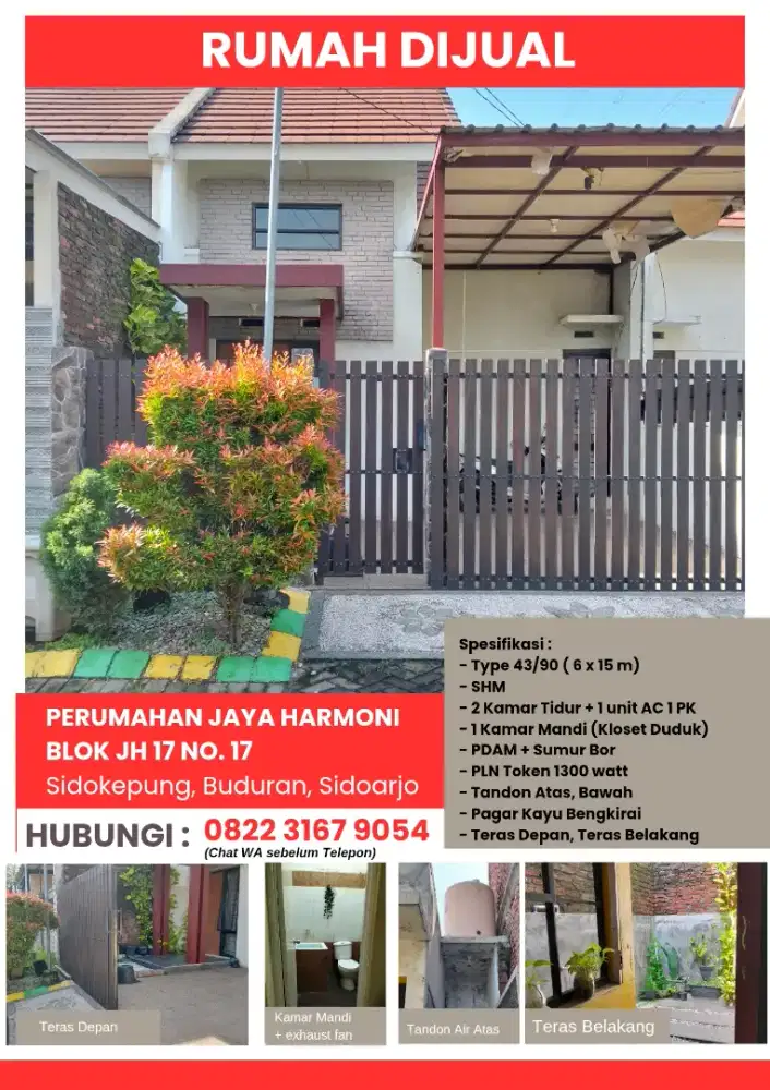Rumah Dijual Tanpa Perantara