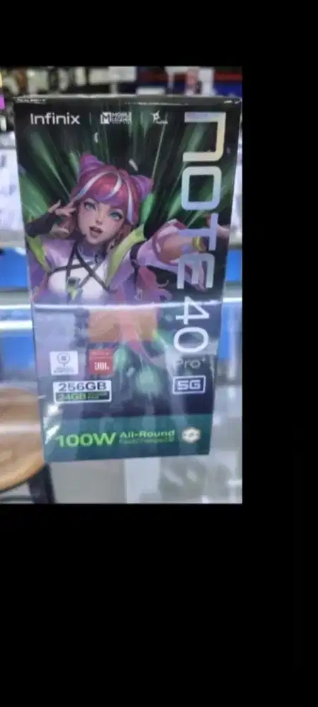 Infinix note 40 pro plus 5G ram 12gb layar lengkung wireless charger