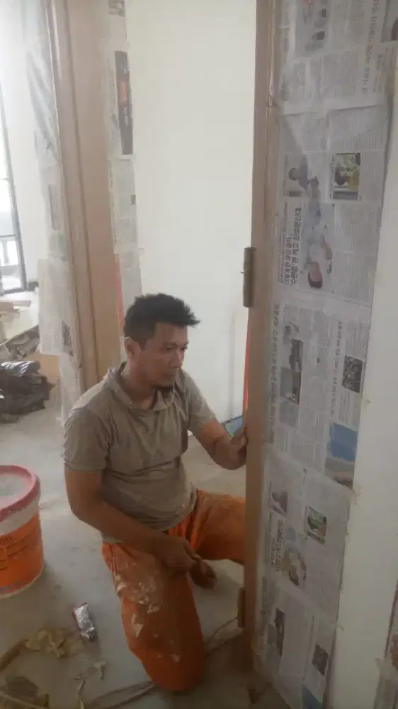 Jasa tukang Duco, plistur, cat melamine, cat rumah