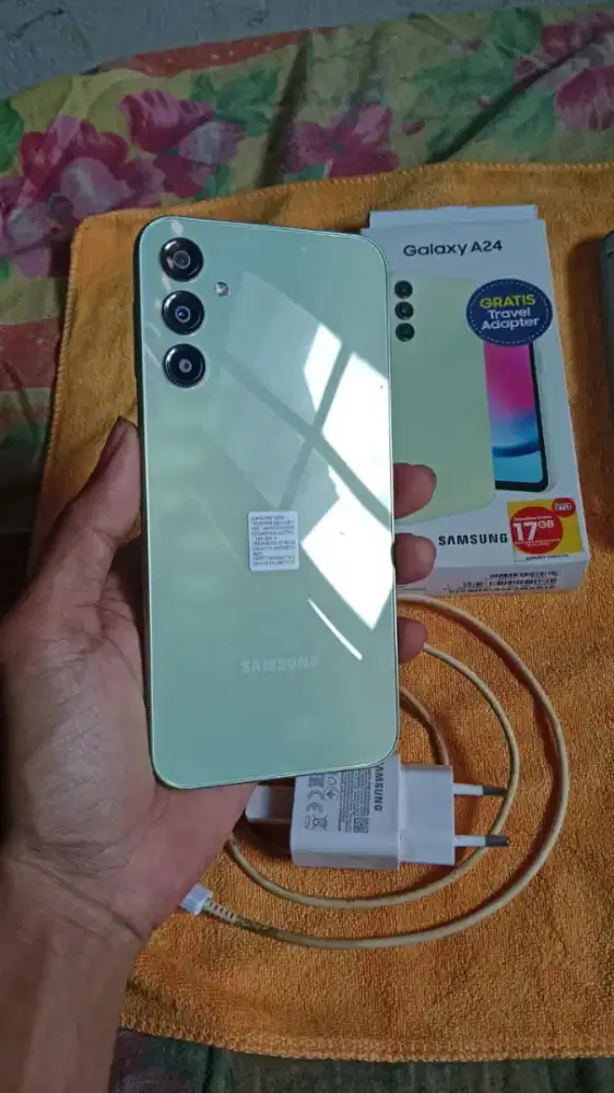 Jual Samsung a24 mulus full set