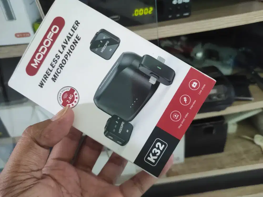 Microphone wireless Modofo K32 dual mic type C iPhone