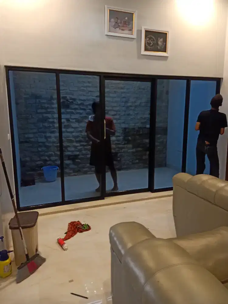Kusen aluminium, jendela, partisi,pintu