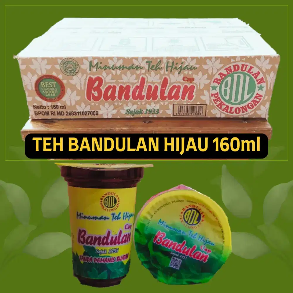 TEH BANDULAN CUP HIJAU 160ML