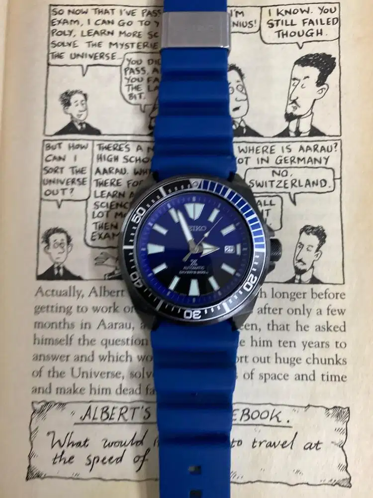 Jam Seiko Prospex SRPJ93K1 King Samurai PADI Great Blue