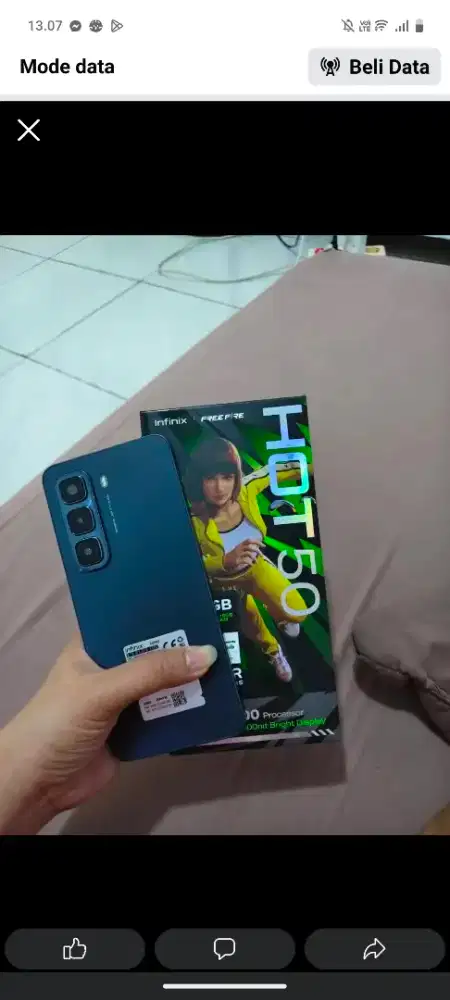 Infinix hot 50 fullset