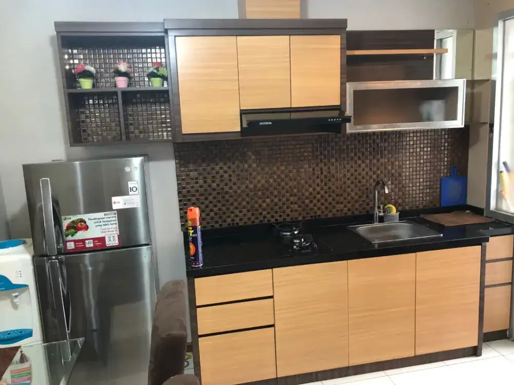 ready unit apartemen green lake sunter,1bedrooms,furnished,view danau,2 ac dan waterheater,luas 42