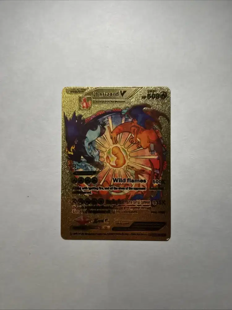 Pokemon card gold lvl :91 power 500k