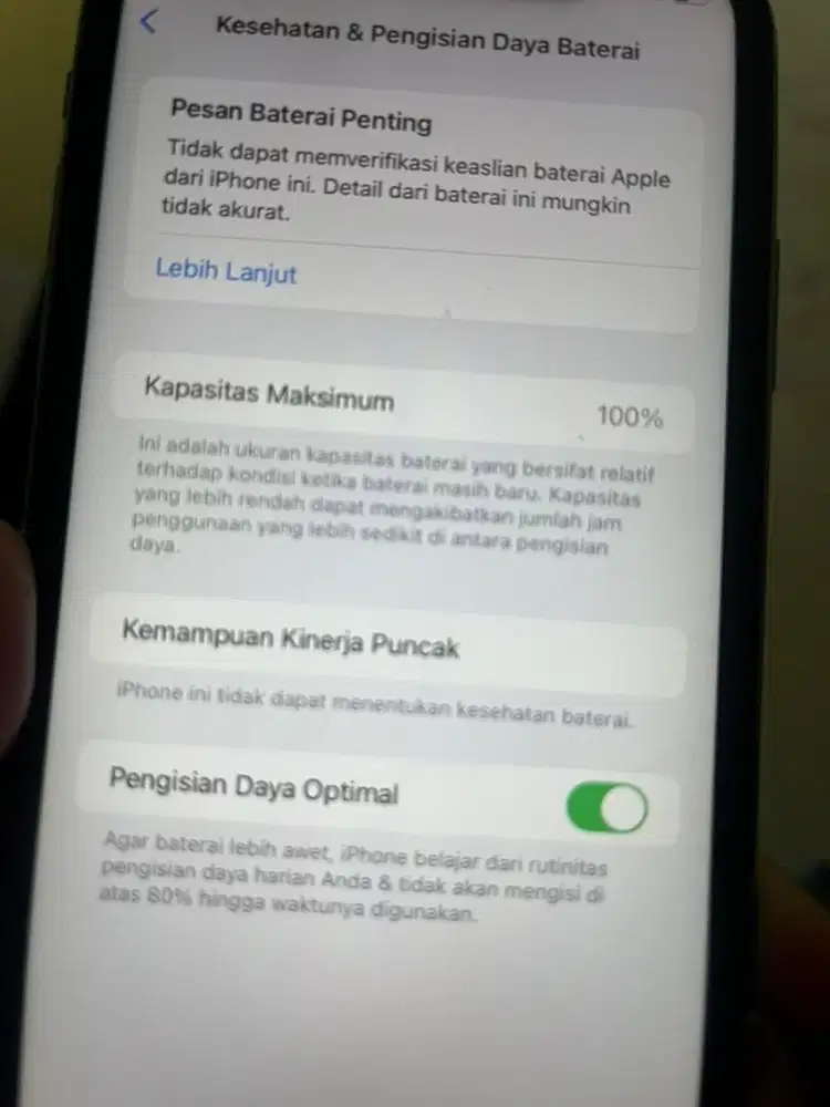 Jual hp iphone 11 inter permanen all operator