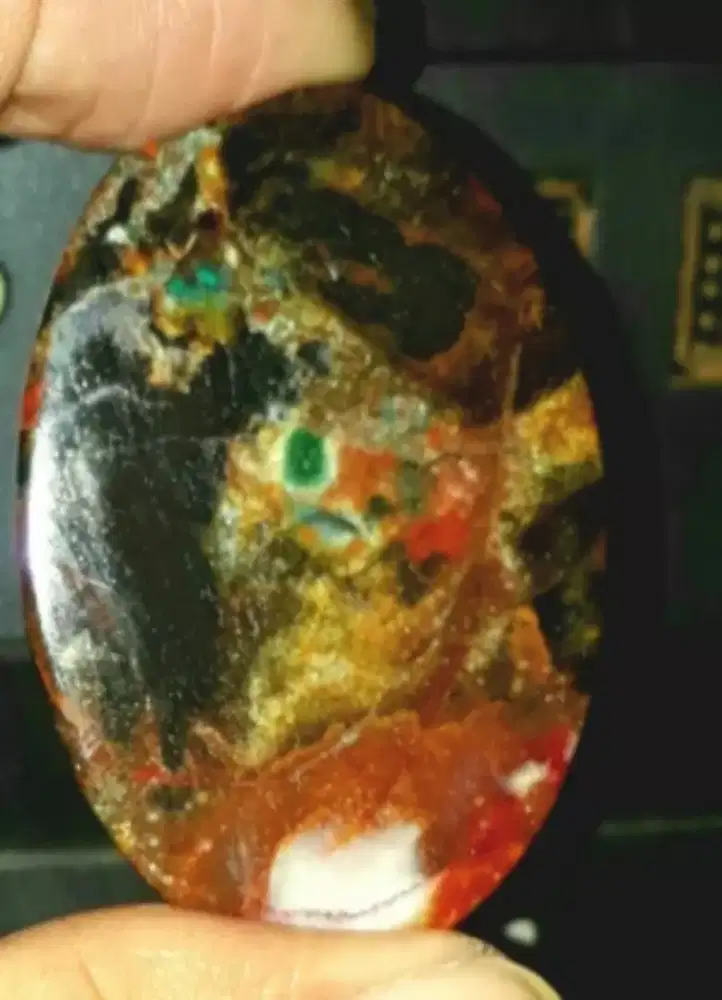 Batu pancawarna Garut edong jumbo